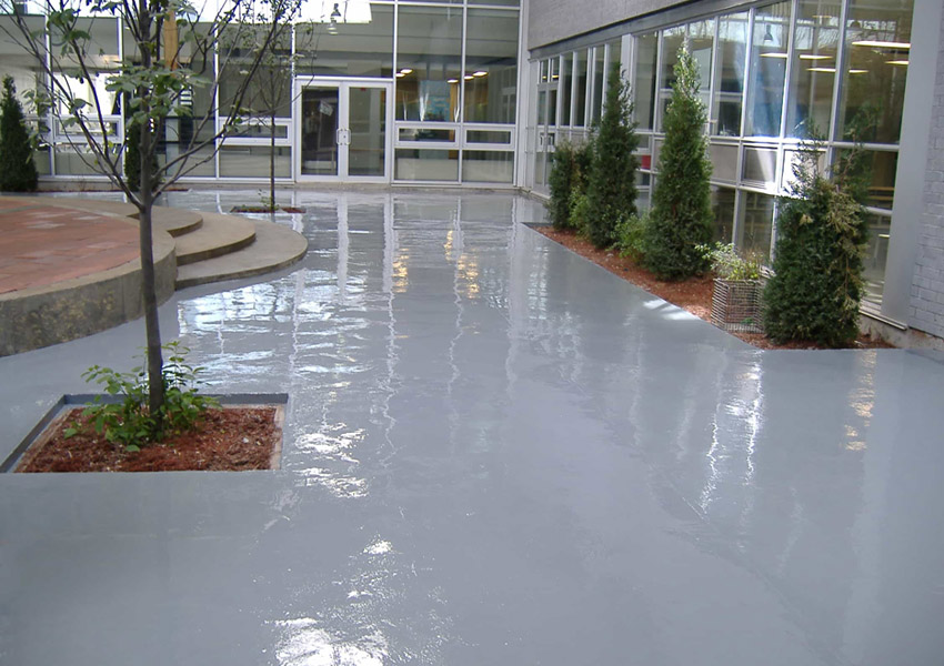 Plancher epoxy école Vaudreuil   Plancher epoxy école Vaudreuil
