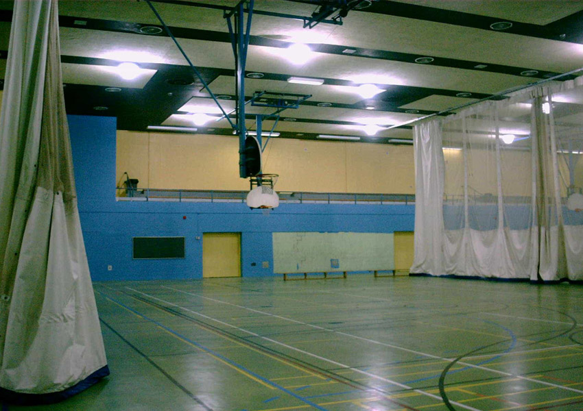 Plafond de Gym Ville St-Laurent   Plafond de Gym Ville St-Laurent