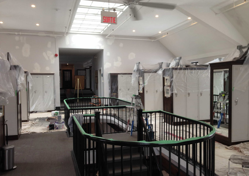 Vestiaire de club de golf   Vestiaire de club de golf